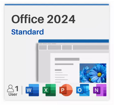 Microsoft Office Standard 2024 for 1 Device | Lifetime License | Windows