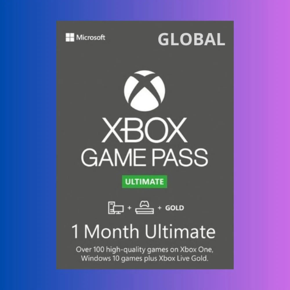 Xbox Game Pass Ultimate –  GLOBAL | 1 Month Membership – STACKABLE | Xbox Series X|S, Xbox One, Windows DIGITAL CODE